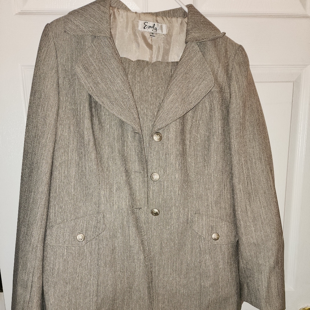2 piece pants suit